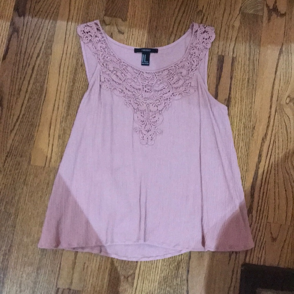 Forever 21 pink blouse